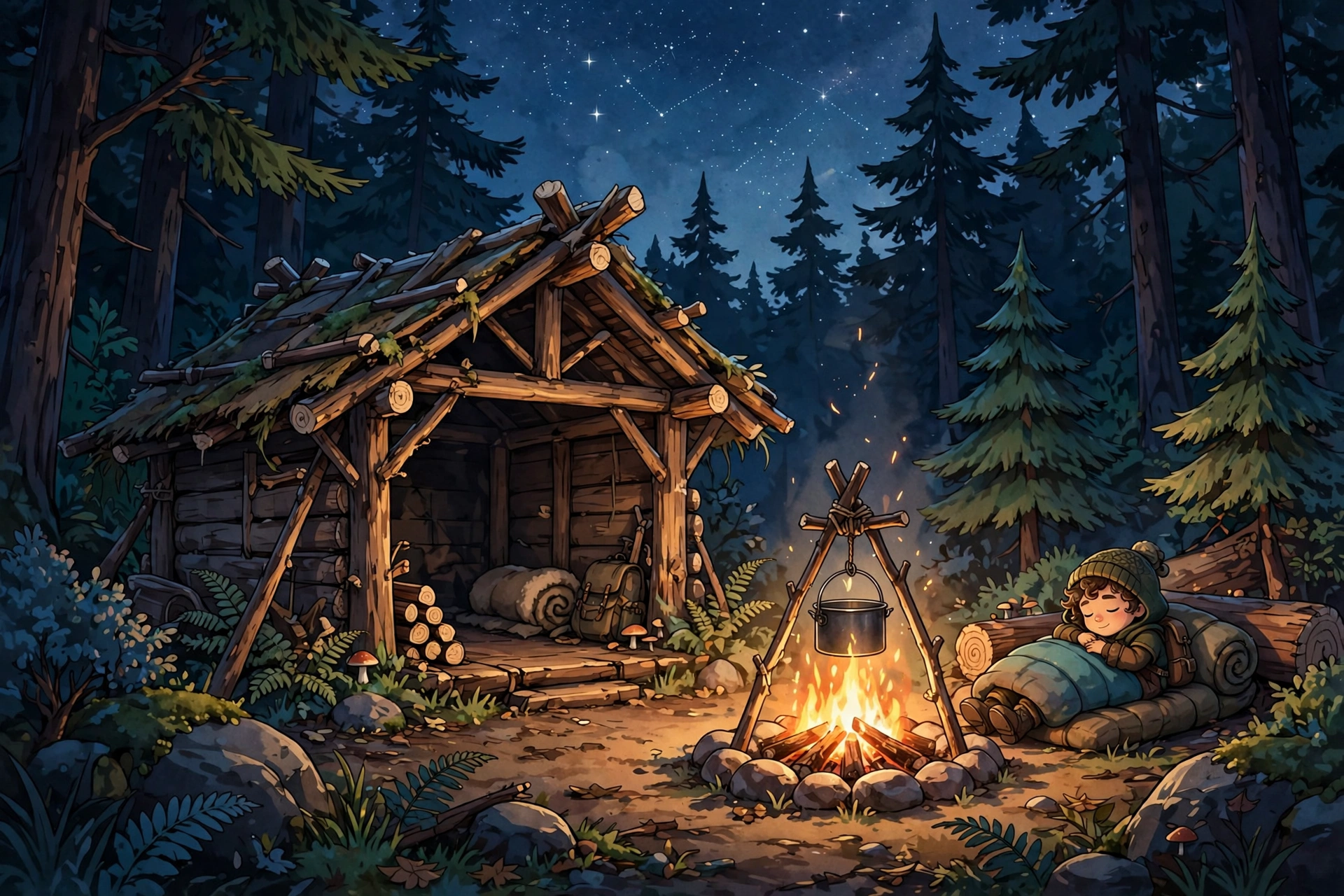 Beginner's guide: survive your first night in any survival game